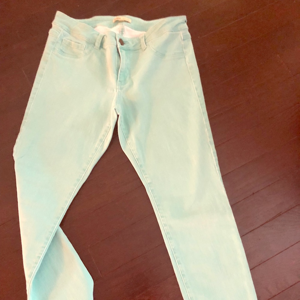 CAbi jeans-mint blue color